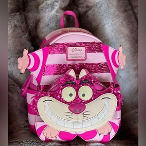 SEQUIN CHESHIRE CAT LOUNGEFLY - BNWT